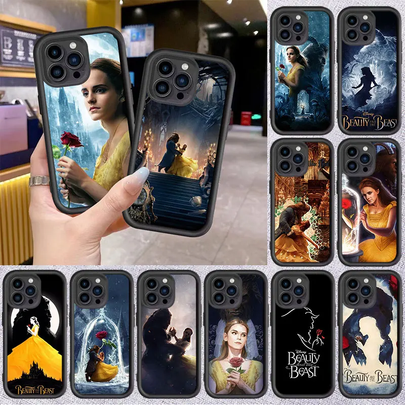 Красивый и чудовище Ударопрочный силиконовый высококлассный чехол для телефона