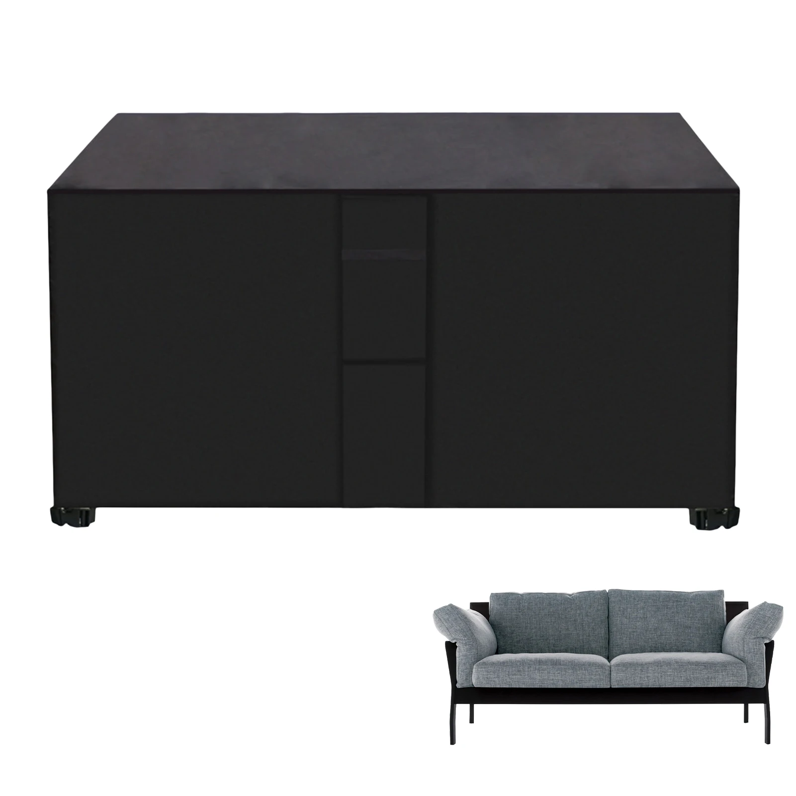 

Чехлы для уличной мебели, водонепроницаемые чехлы из ткани Оксфорд, с защитой от дождя, снега, пыли, ветра, УФ-лучей, для сада, лужайки, для меб...