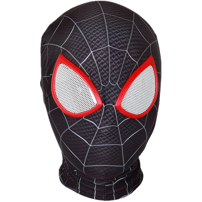 Halloween Miles Morales Raimi Mask Cosplay Costume Superhero Spiderman Movie Fantasy Adult Sexy Game Props | Тематическая одежда и