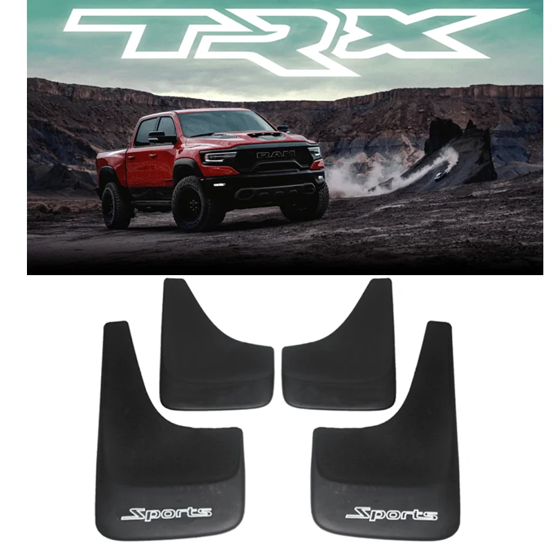 4 шт. внешние автомобильные брызговики для 2021 2022 2023 Dodge Ram 1500 TRX передние и задние