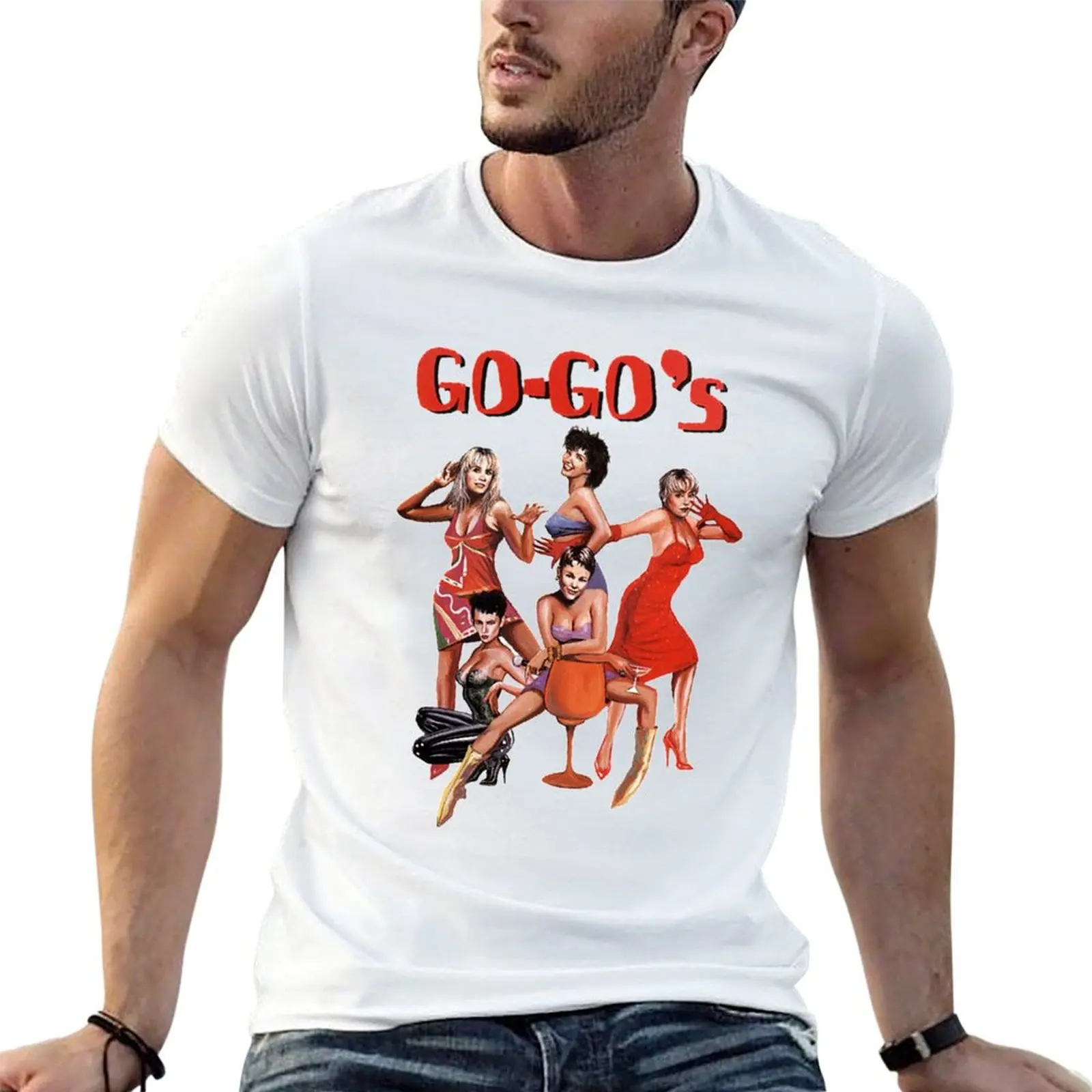 Фото Футболка The Go Gos, устойчивая к поту, для тренировок №1