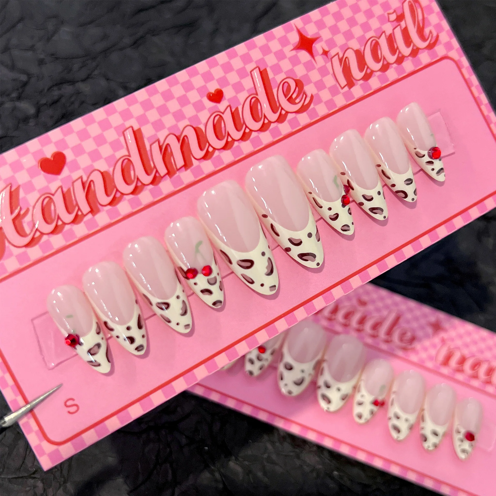 10 шт. ручная работа пресс для ногтей полное покрытие галстуки-бабочки