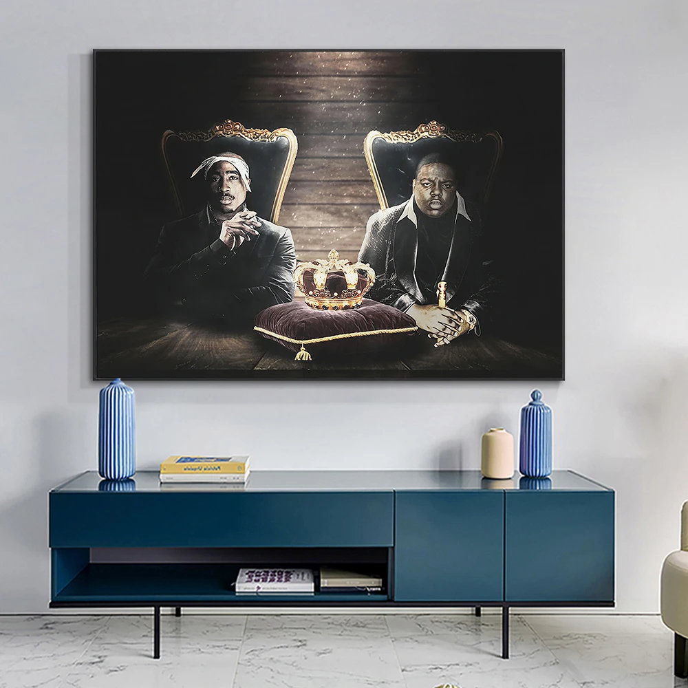 

Famous 2PAC Rap Star Legends Canvas Painting Classic Hip Hop Singer Art Poster Print Modern Wall Decoration Picture Room Decor