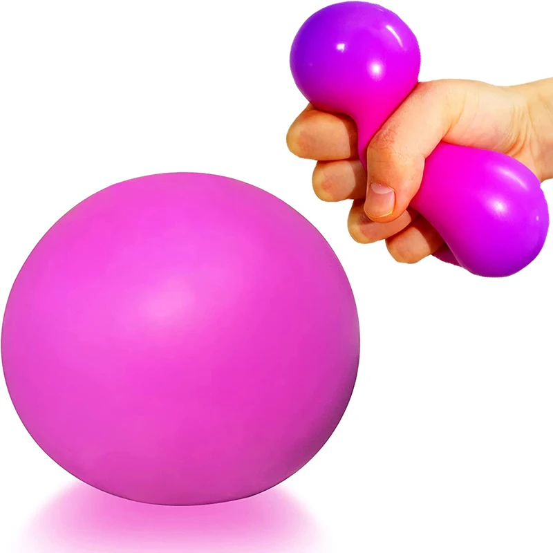 

Sticky Decompression Dough Fidget Toys Elastic Stress Balls Cute Soft Color Changing Squeeze Balls, Ideal for Teen Angst, Autism