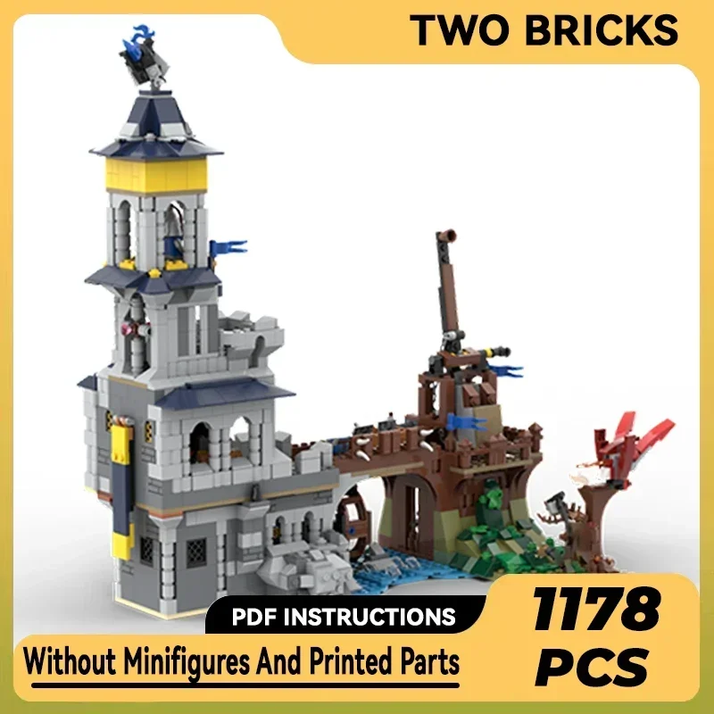 Военная Модель Moc строительные блоки черный Сокол технология Trebuchet модульные