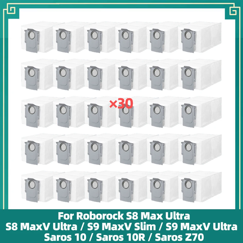 Фото Мешок для пыли, совместимый с Roborock S8 Max Ultra / S8 MaxV Ultra / S9 MaxV Slim / S9 MaxV Ultra / Saros 10 / Saros 10R / Saros Z70 №1
