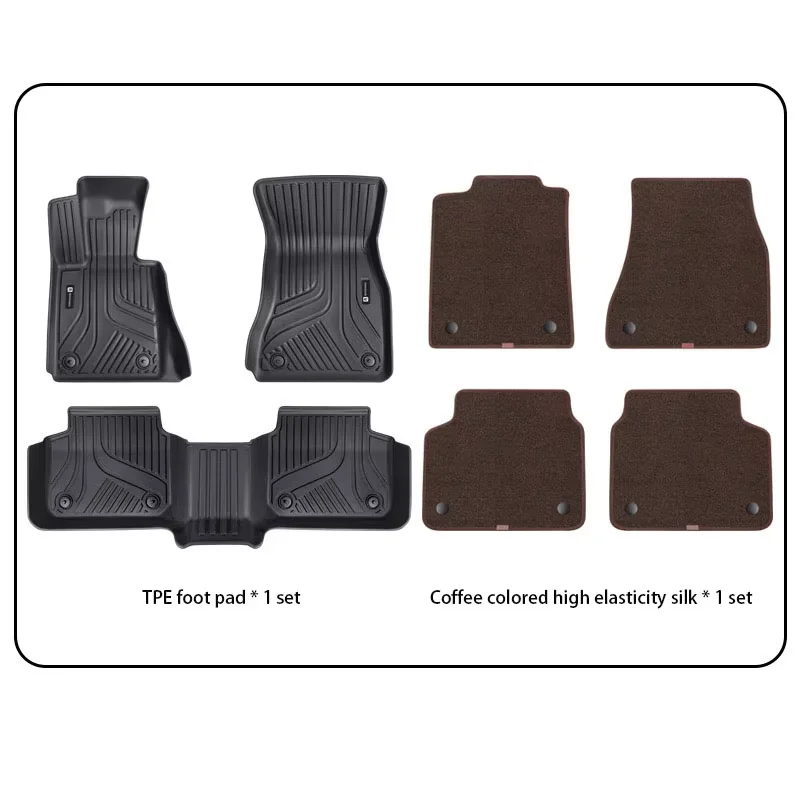 Автомобильные коврики из ТПЭ на заказ для Kia EV5 K2 K3 K3S K4 KX CROSS KX3 KX5 KX7 RIO аксессуары