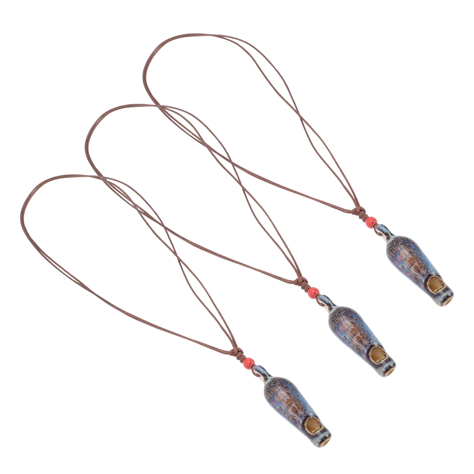 

3 Pcs Ceramic Whistle Creative Carrot Shape Whistle Children Whistle Plaything
