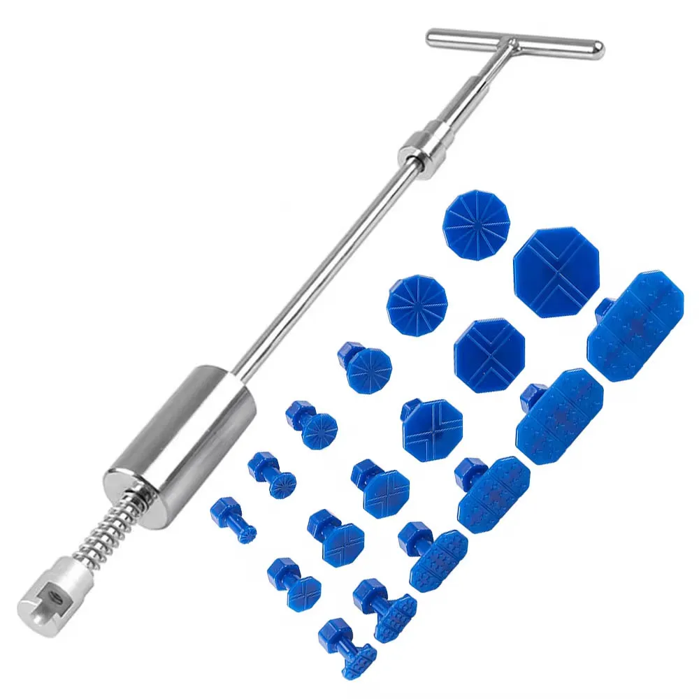 

Инструменты для ремонта вмятин краски автомобиля, набор для удаления вмятин без покраски слайд-молоток с Т-образным стержнем, для повреждения кузова автомобиля, ремонт вмятин на дверях