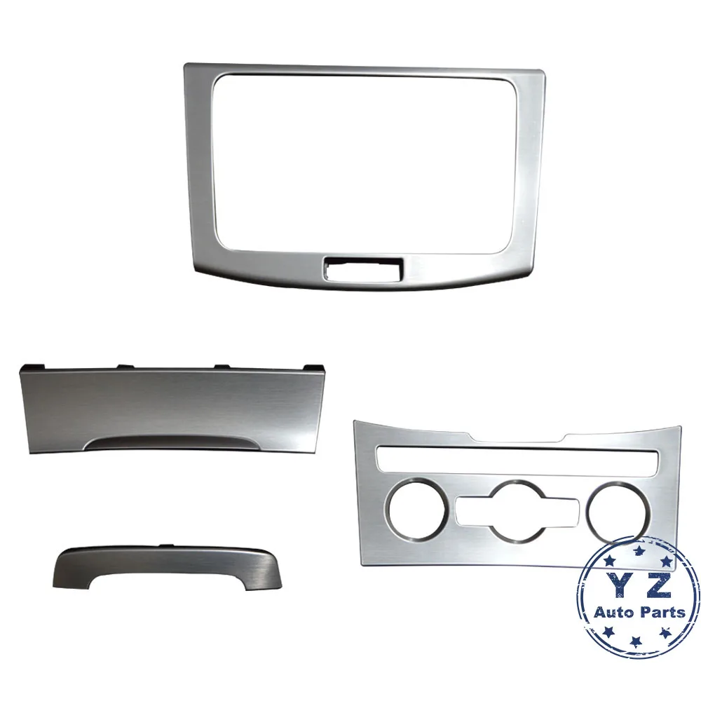 

For VW PASSAT B7 Brushed aluminum air conditioning panel frame, CD screen frame, ashtray cover plate, shift handball frame 3AA