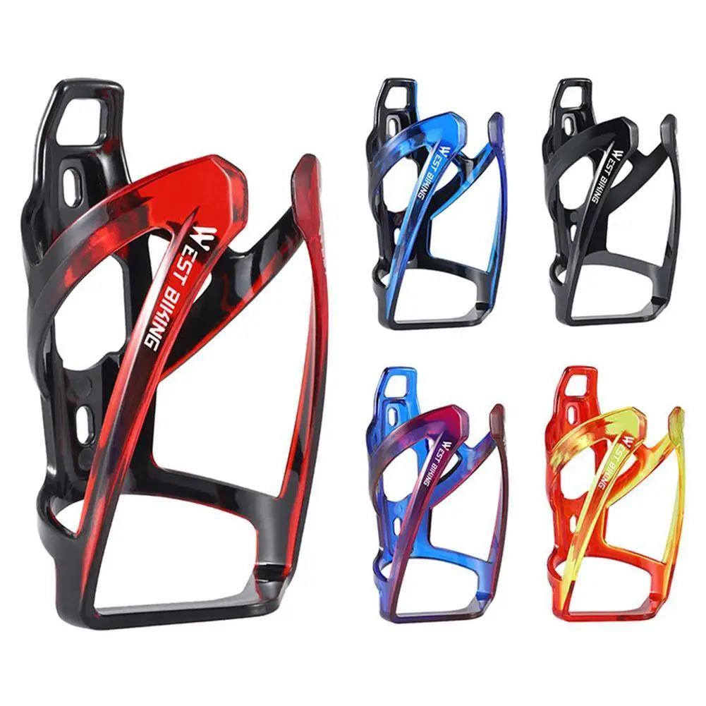 

Bicycle Bottle Cage Multicolor Gradient Road Mountain Bike Bottle Cage Cycling Water Cup High Quality Plastic Rack Bicycle Part