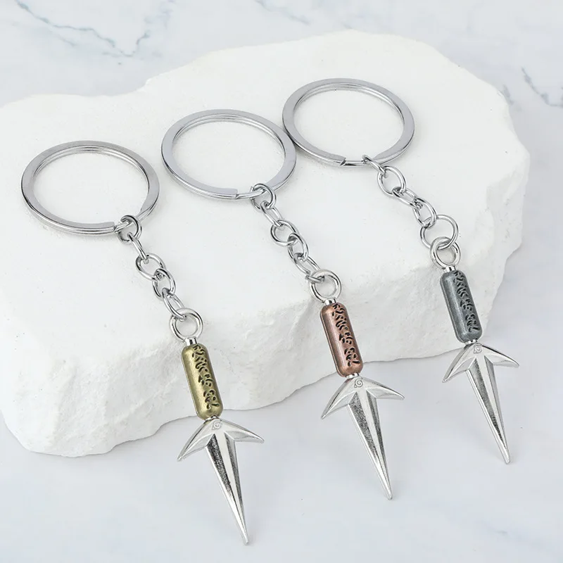 Фото Брелок-игрушка из сплава по аниме Наруто: Мини-фигурка Четвертого Хокаге (Божественный Ветер) без оружия №1