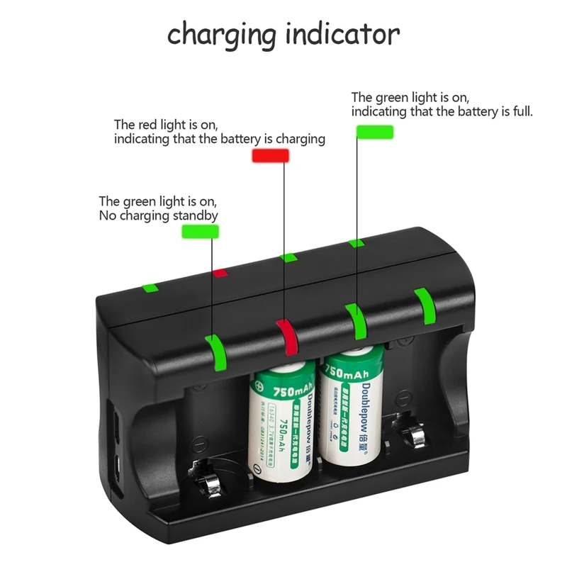 Зарядное устройство для аккумулятора 4 2 В CR123A 16340 16350