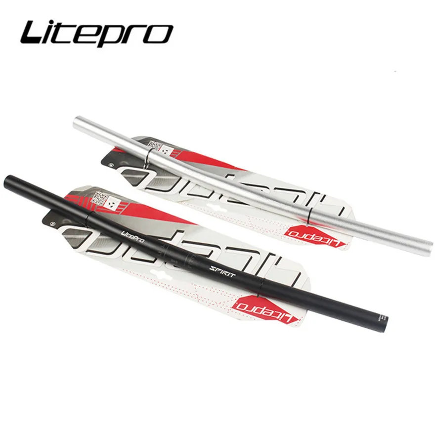 

Litepro Spirit Straight Bar 25.4*580MM 412 Folding Bike Handlebar Horizontal Handle Ultra-light Aluminum Alloy