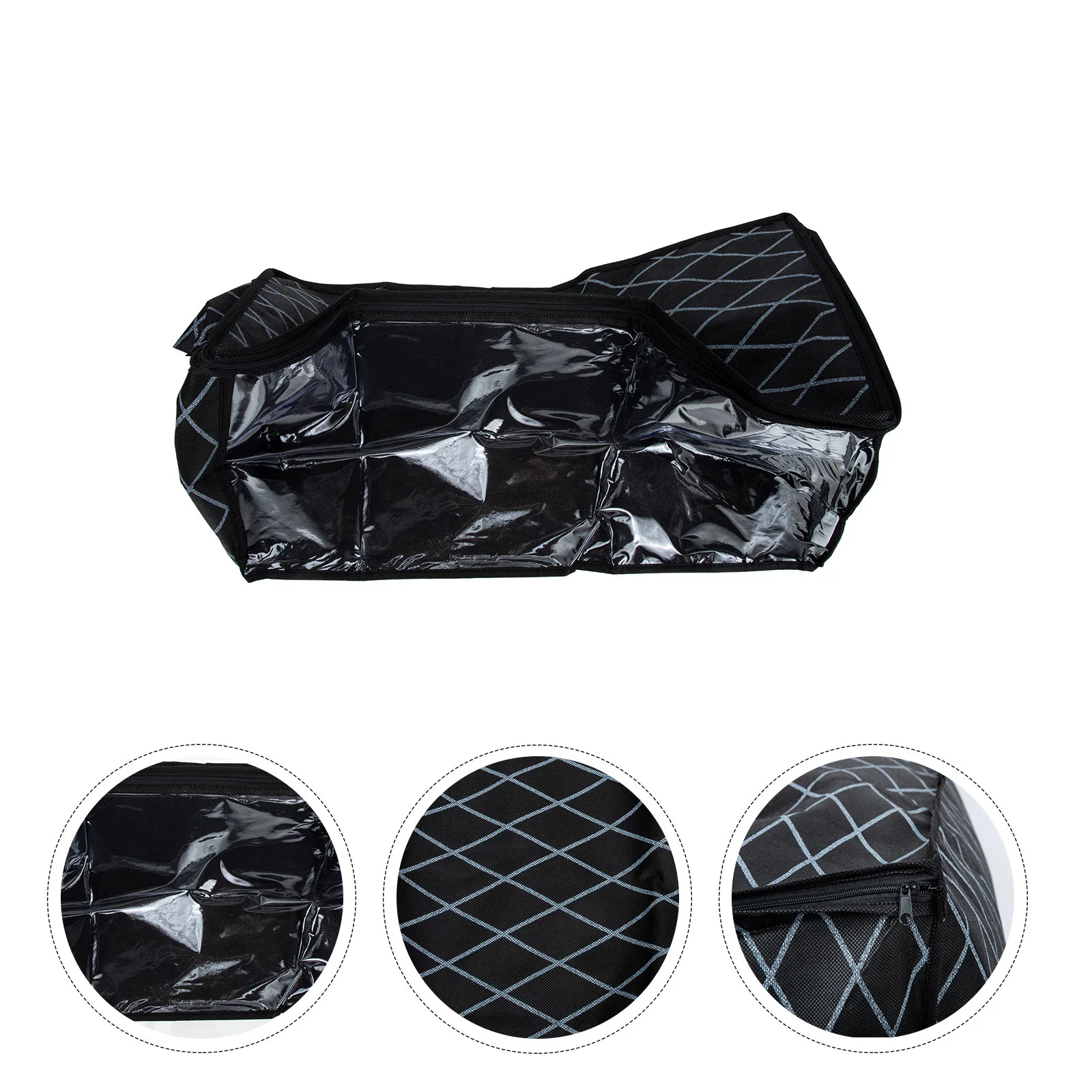 

Storage Organizer Blanket Clothes Foldable Pouch Bedding Containers Comforter Quilt Closet Holder Clear Garment Underbed Box