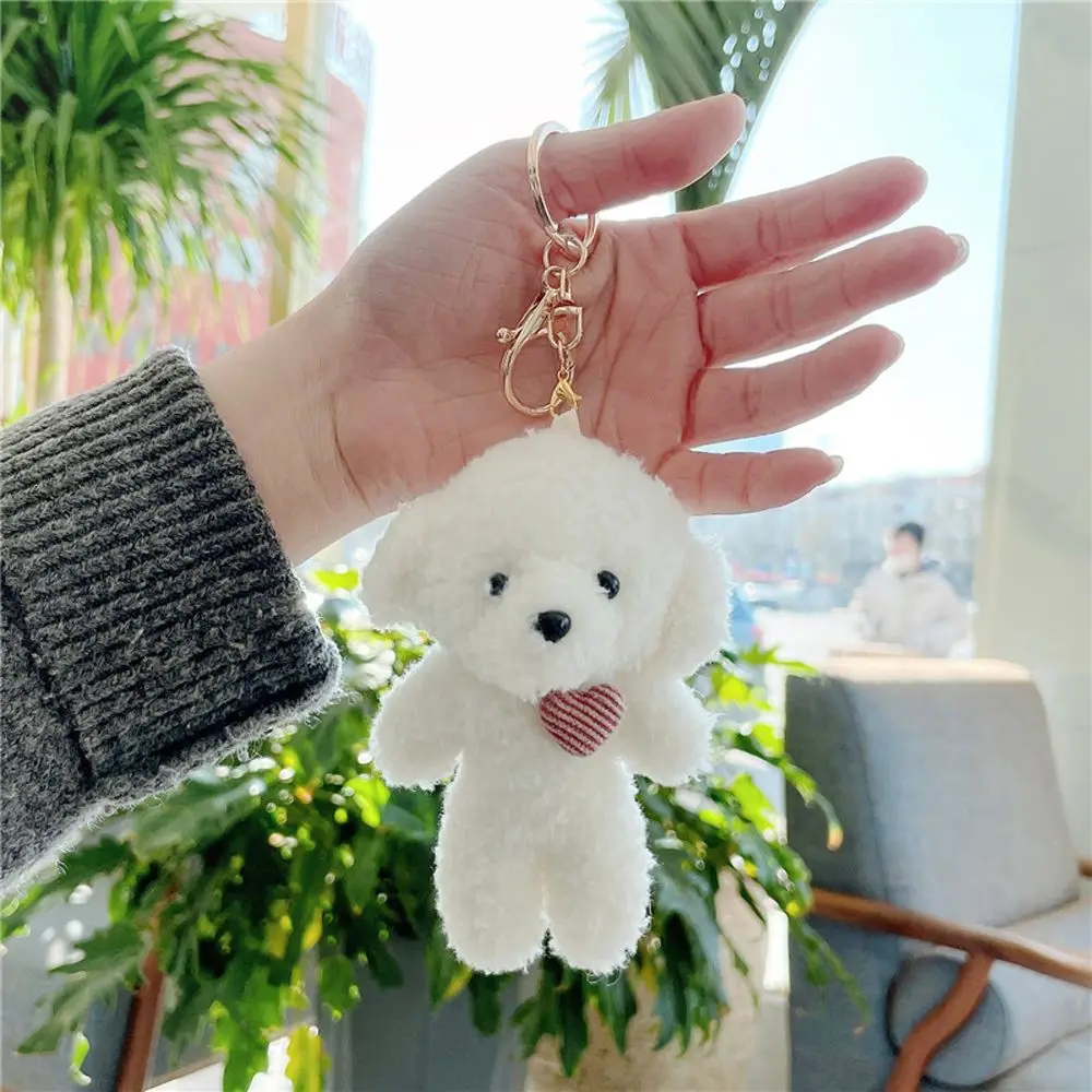 

Pendant Car Keychain Stuffed Animal Toys Bear Plush Keychain Plush Rabbit Keychain Backpack Pendant Dog Plush Keyring