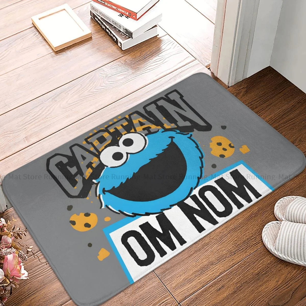 

Sesame Street 80s TV Series Kitchen Non-Slip Carpet Captain Cookie Monster Living Room Mat Welcome Doormat Floor Decor Rug