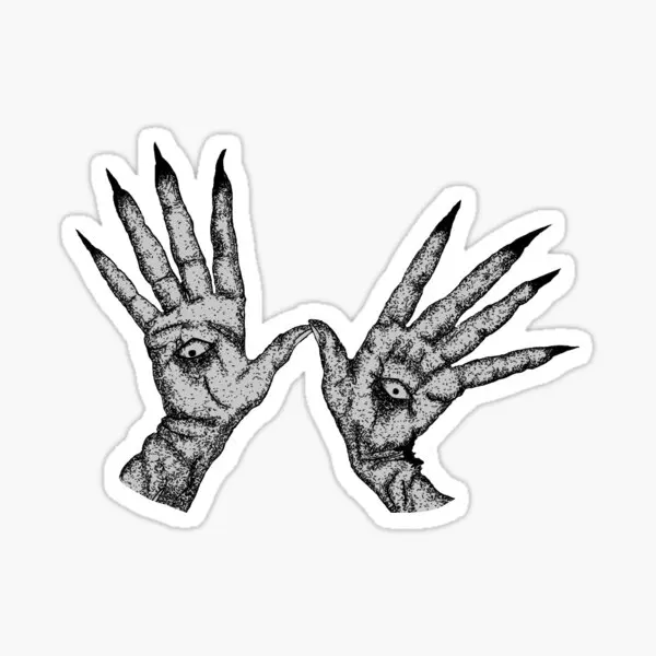 

Наклейки «Пан лабиринт бледный человек» 5 шт., наклейки для аниме фона, наклейки для комнаты, дома, бампера, детские украшения, художественный мультяшный чемодан