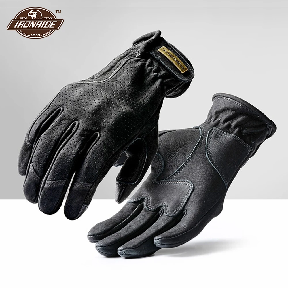

Breathable Motorcycle Gloves Wear-resistant Motorcycle Accessories For Men Outdoor Riding Glove Full Finger Touch Screen Glove