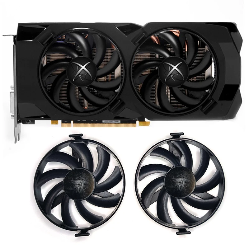 Новый семейный вентилятор GPU для XFX AMD Radeon RX 470 480 580 RX580 RX480 RX470 12 В постоянного тока