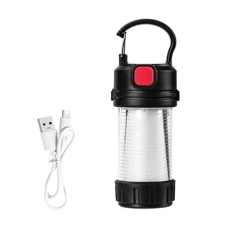 

Портативный фонарь для кемпинга, перезаряжаемые светодиодный лампы, водонепроницаемые, 5 режимов, фонарик для кемпинга, пешего туризма, ноч...