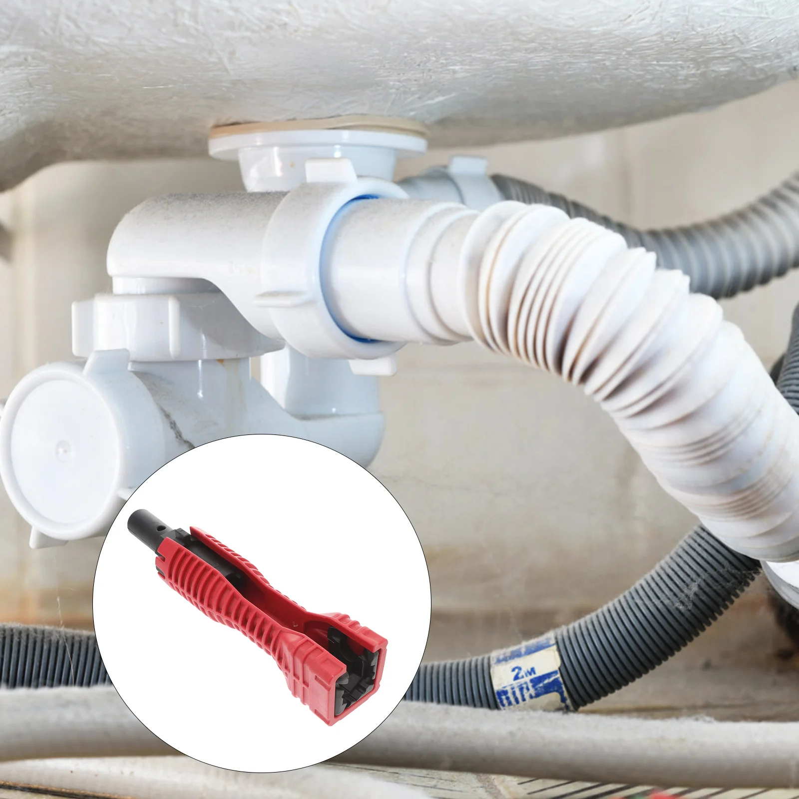 

Wrench Sinkkitchen Tool Adjustable Spanner Double Head Bathroom Socketand Installer Water Pipe Plumbing
