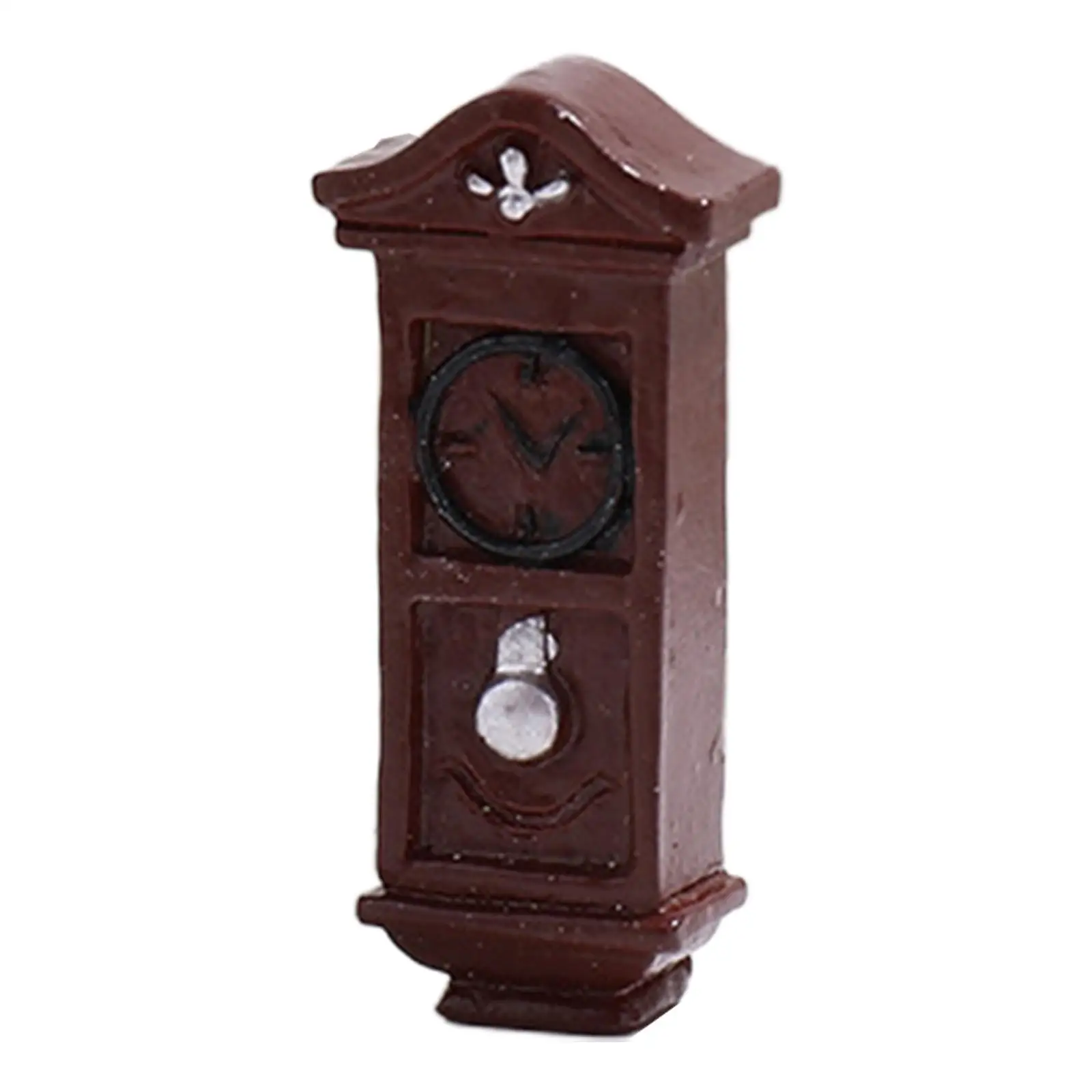 

Реалистичные миниатюрные часы, мини-часы из смолы, маятниковая модель для творчества, сцена, песок, стол, раскладка, украшение, Декор