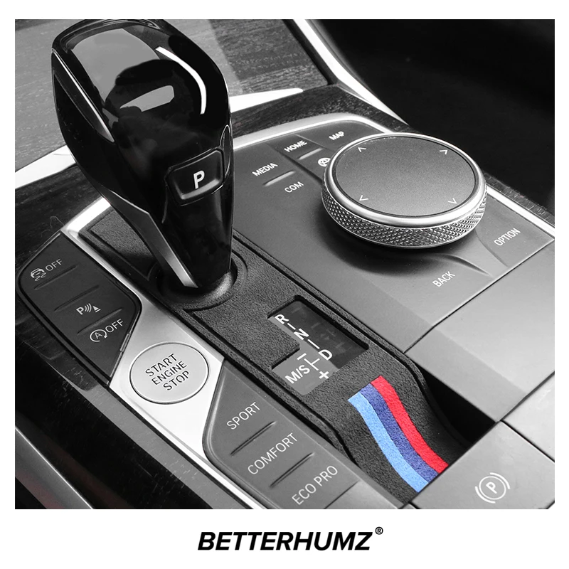 Для BMW F44 G20 G22 G07 i4 G29 X3 G01 X5 G05 X6 G06 Алькантара Автомобильная переключатель передач