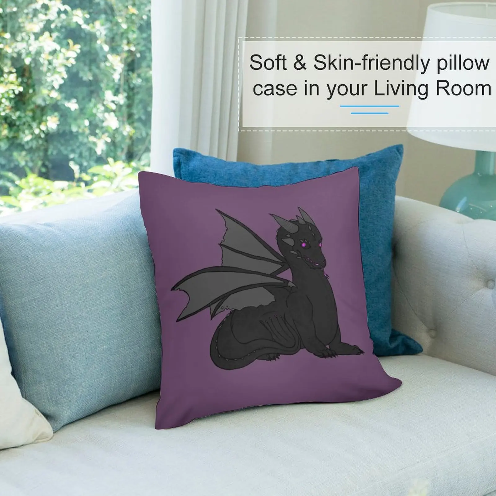 Эластичная декоративная подушка для дивана Ender Dragon