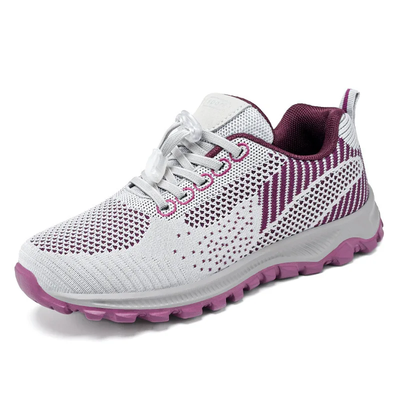 

New Running Shoes Ladies Breathable Sneakers Summer Light Mesh Air Cushion Women's Sports Shoes Outdoor Lace Up Training Shoes