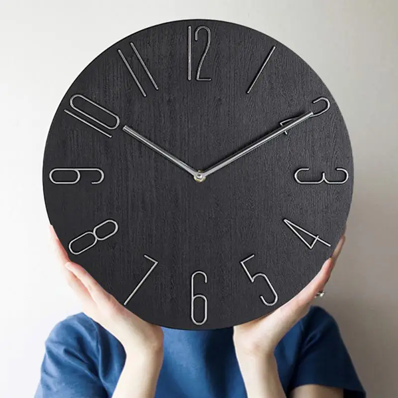 

Fashion Watches Silent Movement Modern Design Large Wall Clocks Clear Number Creative Simple Silent Wall Clock Home Decoration
