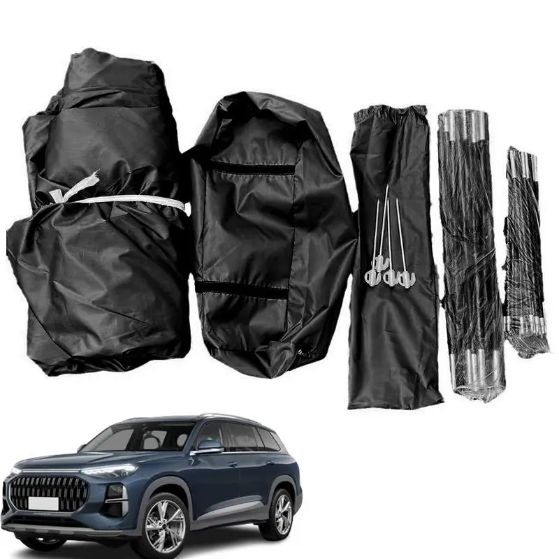 

Car Tailgate Tent Oxford Cloth Tailgate Tent UV Protection Durable Canopy Tent Large Outdoor Tent For Outdoor Campers