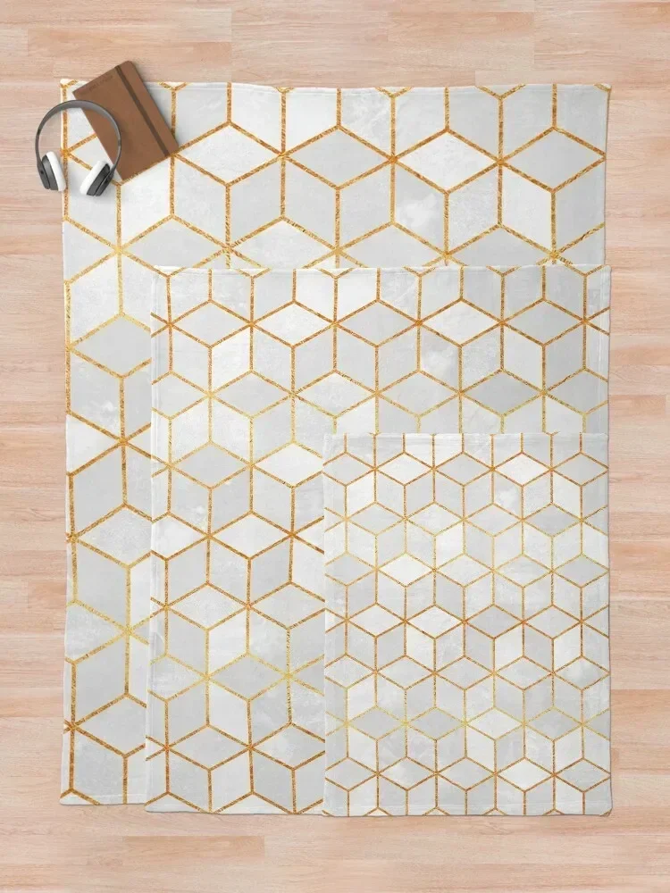 Белые кубики одеяло для дивана одеяла малышей роскошные большие