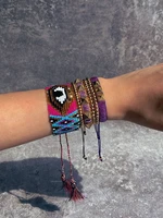 rttooas evil eye bracelets for women handmade woven mostacilla miyuki seed bead bracelets friendship armband fashion jewelry