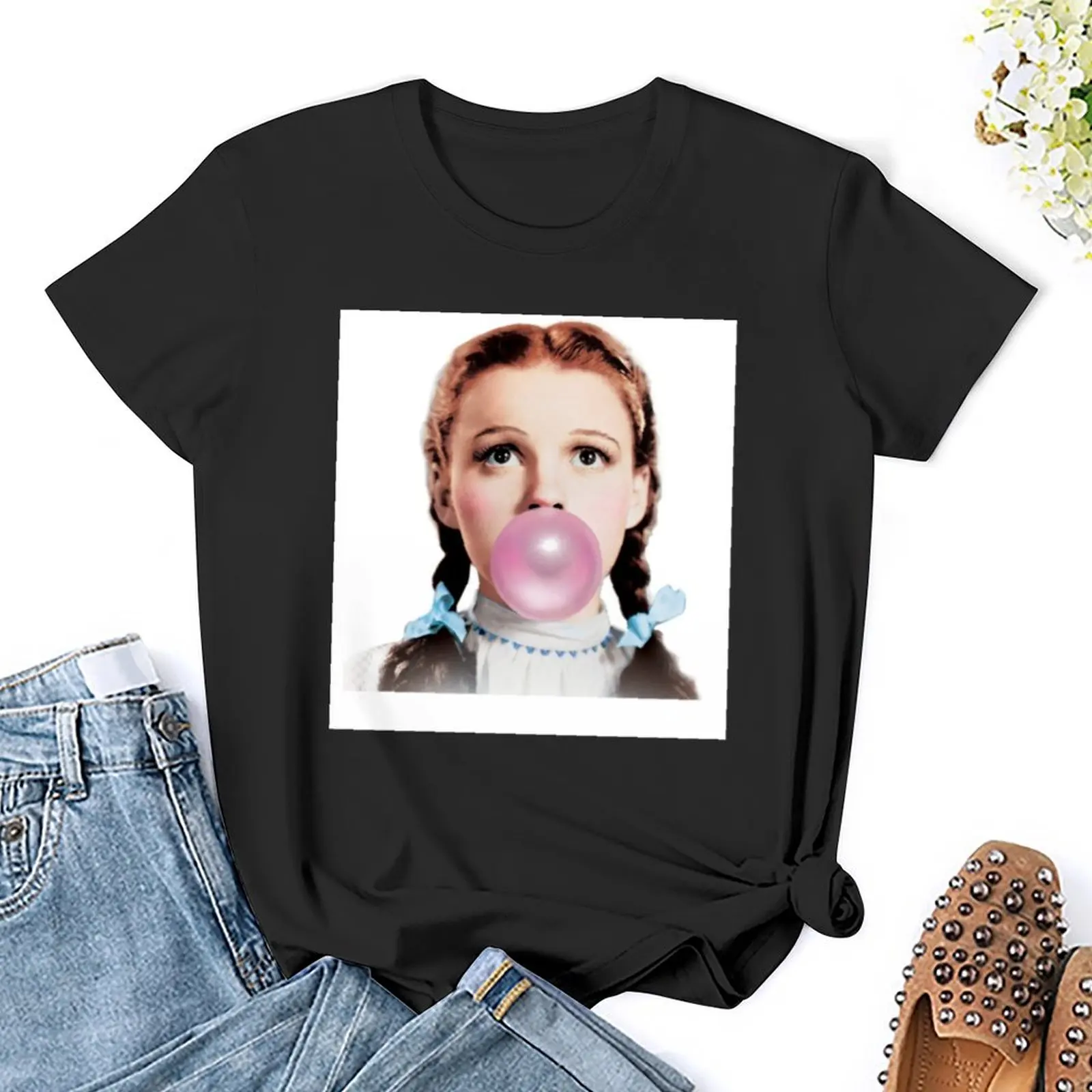 Футболка с надписью Blow Pop Dorthy милые топы винтажная одежда рубашки для тренировок