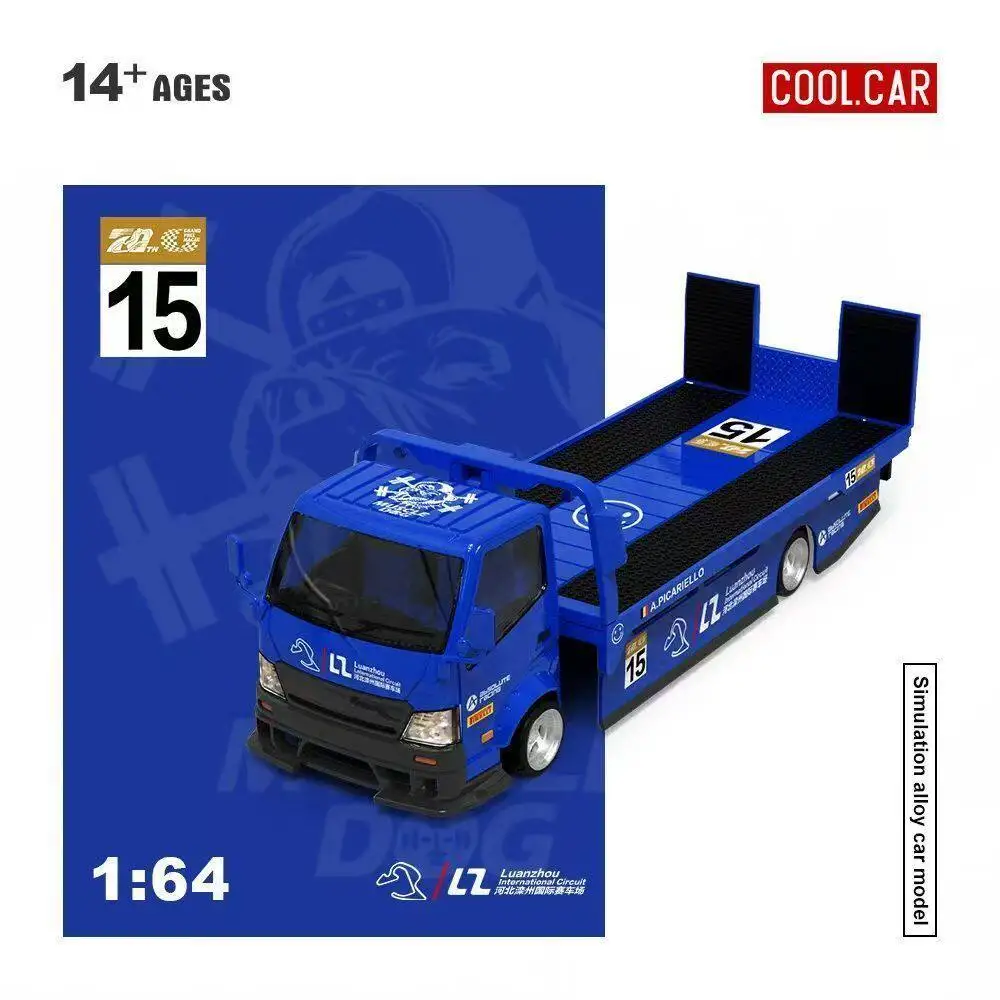 Фото Модель грузовика-платформы H300 в масштабе 1:64 (Diecast CC) # Модель автомобиля из сплава 15 Alloy №3