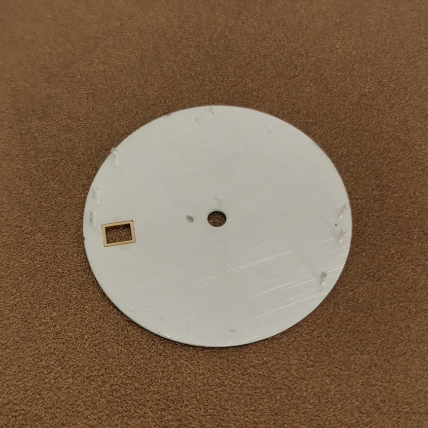 28.5MM  Vintage Black Gold Silver Nail Watch Dial Parts C3 Strong Luminous Suitable for NH35/36/4R/7S Movements