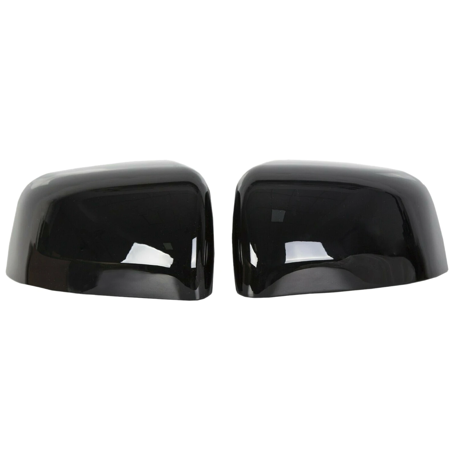 Фото 2-сторонние решения Rétroviseur Latéral Cache Capuchon Brillant Noir Aile Miroir Style для Jeep Grand Cherokee Dodge Durango 2011-2 №1