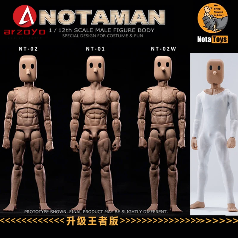Notaman NT-01 NT-02 NT-02W 1/12 жилет с квадратной головкой и шортами модель 6 дюймов
