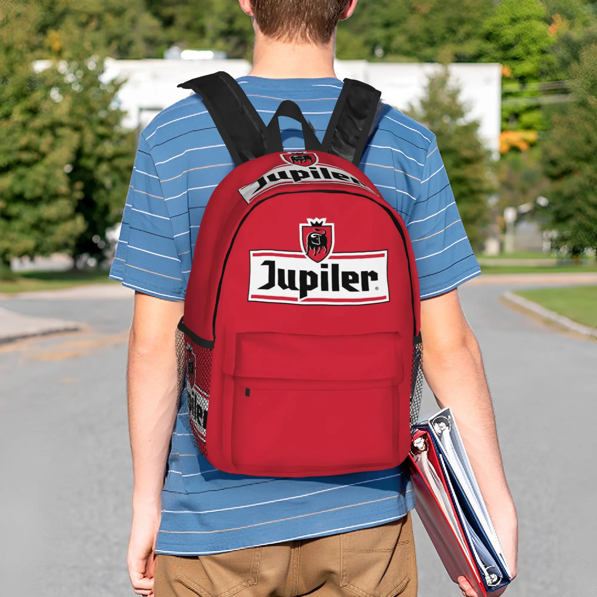 Фото Рюкзак Jupiler, горячая распродажа, вместительный рюкзак для мальчиков и девочек, сумка через плечо для мужчин и женщин, школьная сумка №5