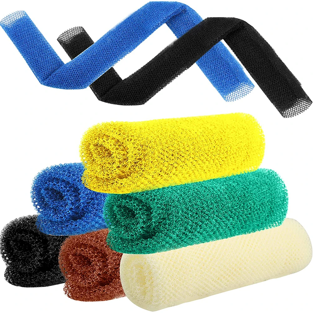 

6Pcs African Bathing Sponge, 6 Colors Bathing Sponge Long Net Back Scrubber Exfoliating Shower Skin Smoother for Daily Use
