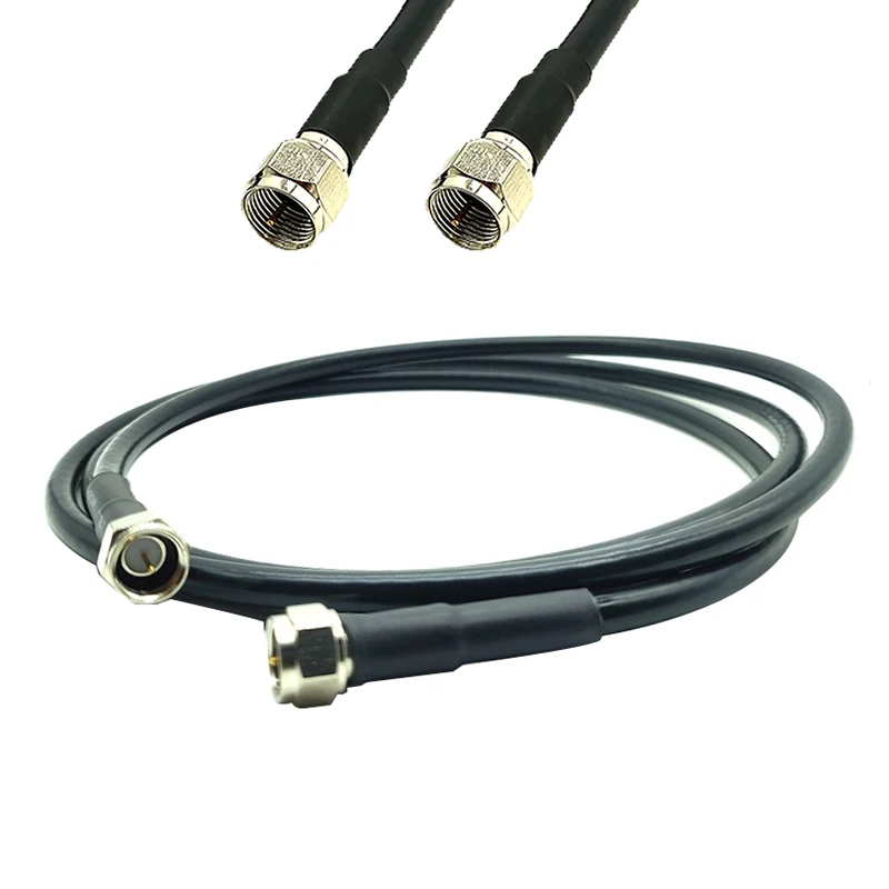 

F Male Plug RG58 Cable 75ohm Coaxial F Plug TV Antenna Adapter Pigtail RF Coaxial Extension Cable RF Pigtail Jumper