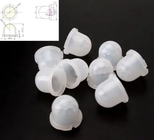 

10PCS Infrared Sensor 8308-4 mini White Fresnel Lens body pyroelectric PIR