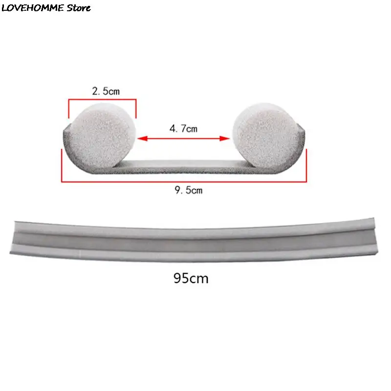 

95cm Flexible Door Bottom Sealing Strip Guard Wind Dust Blocker Sealer Stopper Twin Door Decor Protector Doorstop Draft