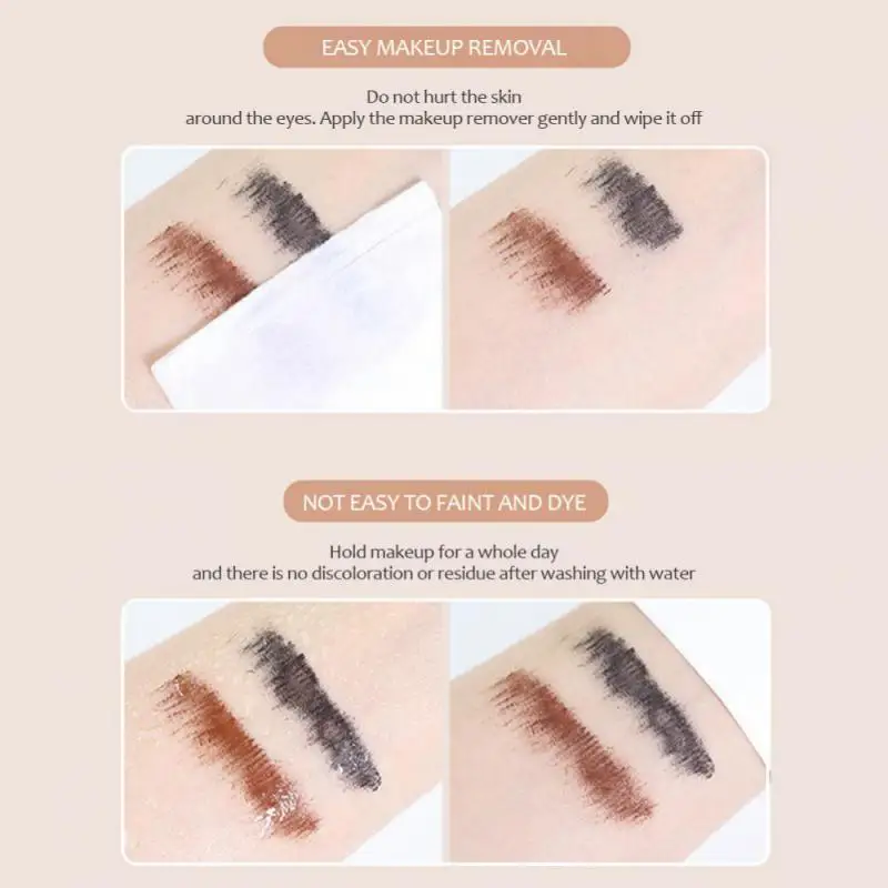 Черная тушь для ресниц удлиняет ресницы дополнительный объем долговечная