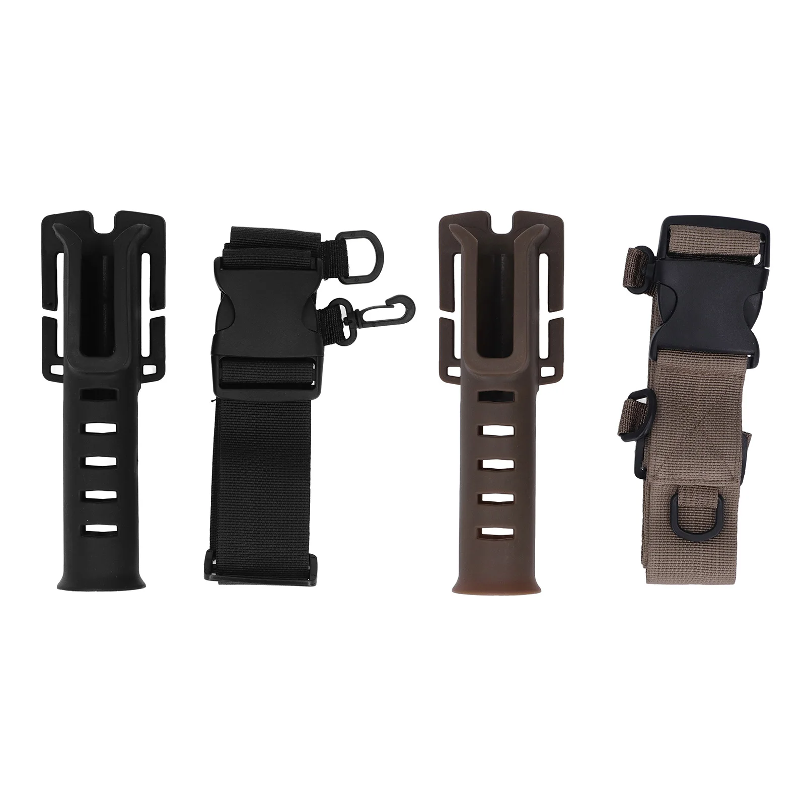 

Fishing Rod Waist Holder Adjustable Lightweight Portable Fishing Pole Bracket Belt with Hooks for Outdoor