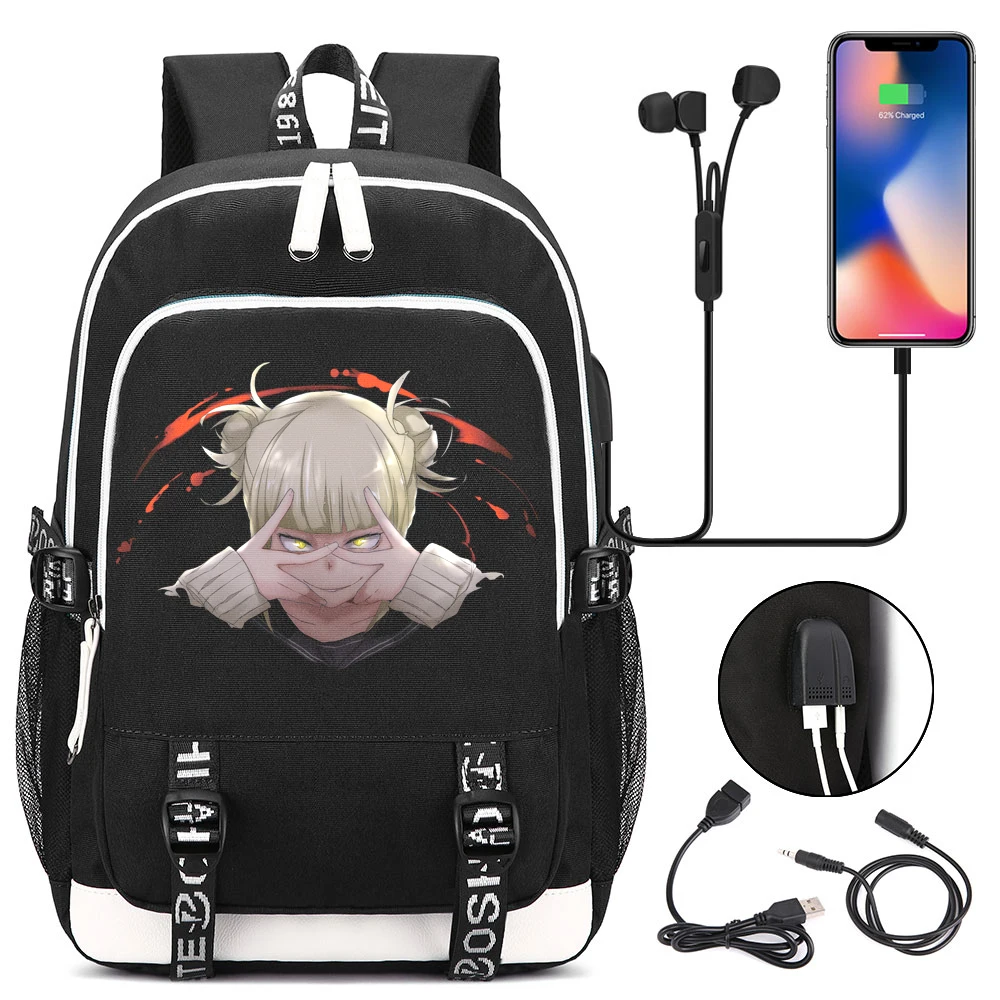 

Школьная сумка с аниме «Моя геройская Академия», модные милые рюкзаки для мальчиков и девочек, водонепроницаемый детский дорожный портфель для ноутбука и пешего туризма