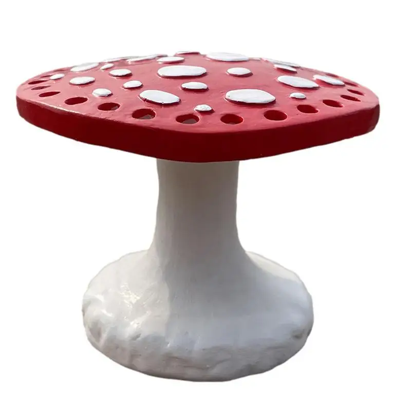 

Mushroom Earring Holder 26 Holes Earrings Storage Shelf Cute Resin Jewelry Display Stand Ring Pendant Jewelry Holder Racks