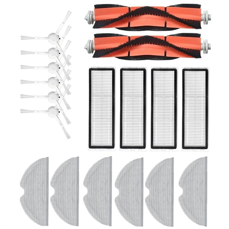 

HEPA Filter Main Side Brush Mop Kit For XIAOMI MIJIA 1C 1T STYTJ01ZHM And STYTJ02ZHM Vacuum Cleaner Parts