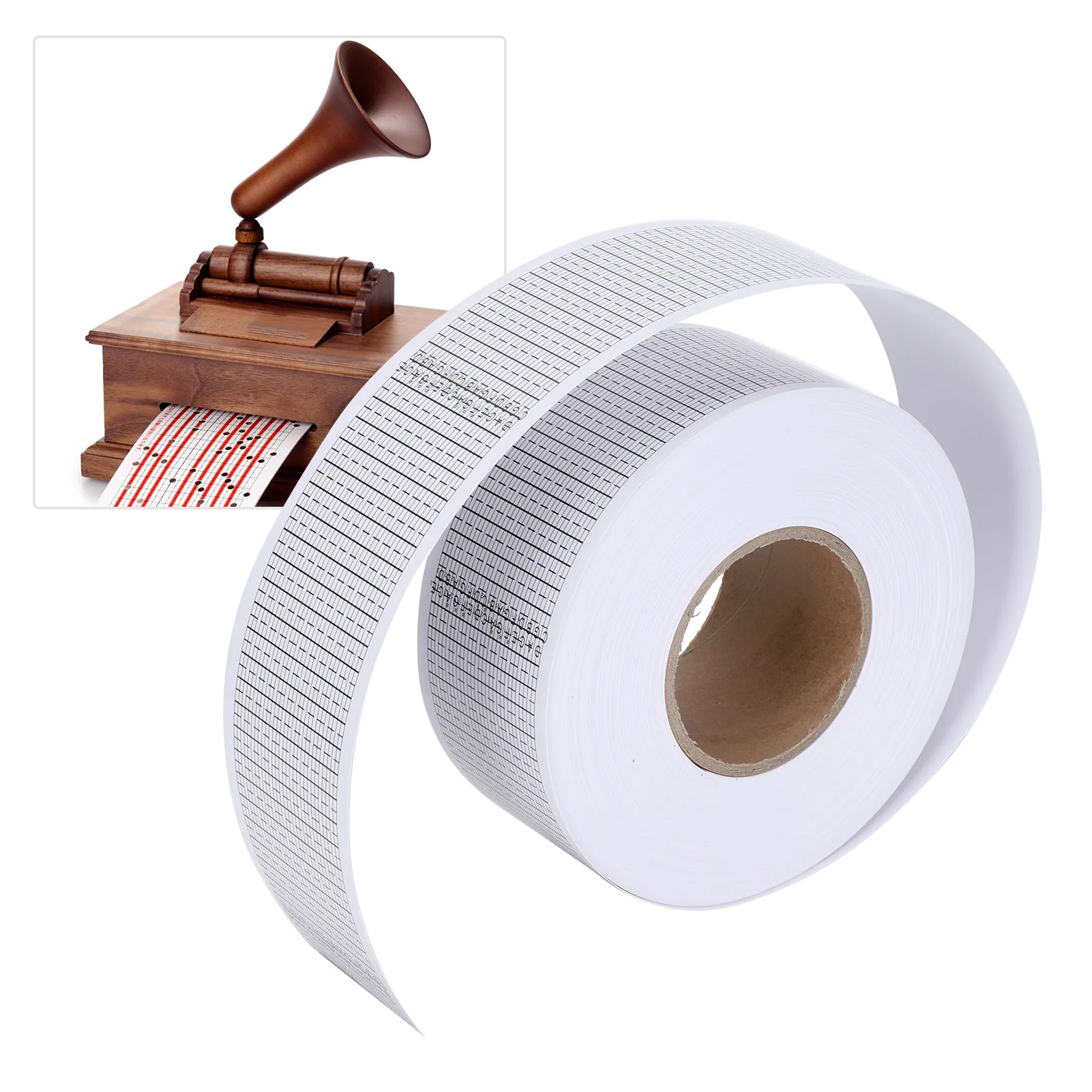 30 нот 50 м пустая музыкальная шкатулка бумажная полоска сделай сам составная с